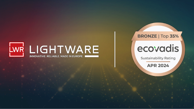 Lightware Achieves EcoVadis Bronze Rating, Reinforcing its Commitment to Environmental Sustainability